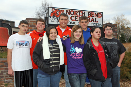 Nine former Prague students now attend NBC high school. And here they are in a picture.