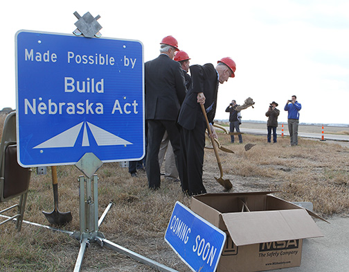 Ground breaking
