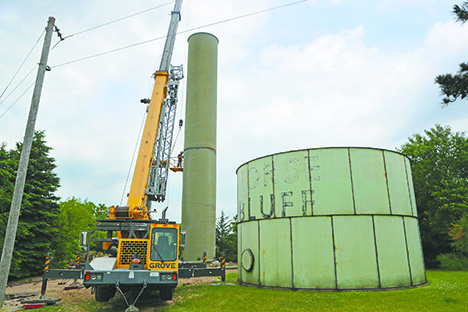 Morse Bluff towers